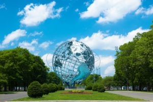 1964 New York World's Fair Unisphere in Flushing Meadows Park